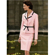WoW!pink with black dotted mother of the bride dress style
